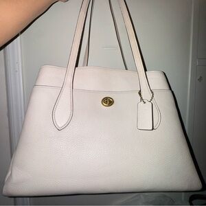 Coach Lora carryall in chalk